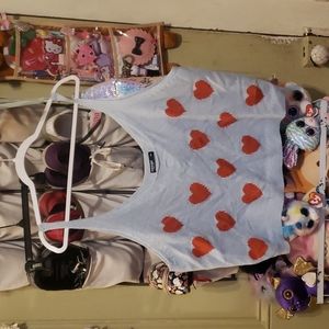 Nwot plus size heart knit sweater vest